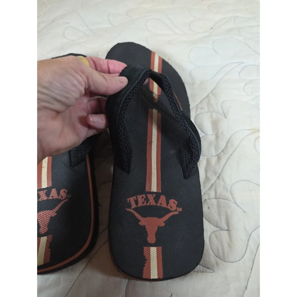 University Of Texas Longhorns Flip Flops Size Men's 9‎ Vintage Y2K